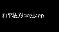 和平精英igg挂app下载